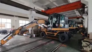 Planta de fabricación de excavadoras