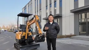 Miniexcavadora sobre orugas KV13 (1000 kg)