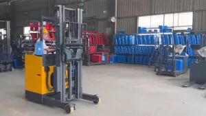 Montacargas eléctrico con asiento