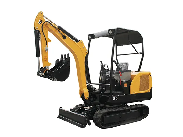 Miniexcavadora diésel sobre orugas KV25